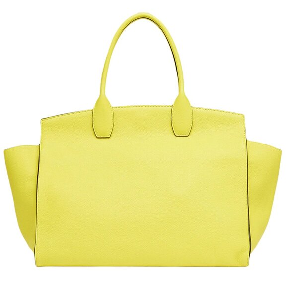 Ferragamo Studio Soft Shoulder Bag Yellow - Picture 3 of 4